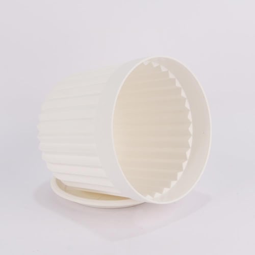 مركن زرع ابيض 30*30 سم