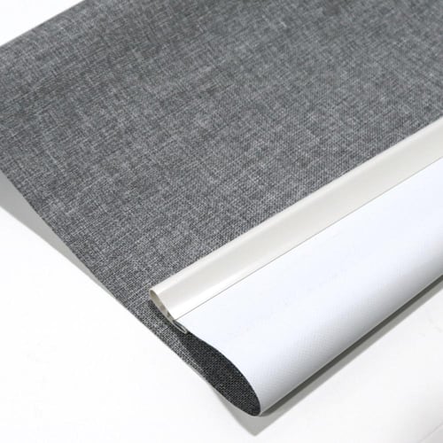 ستائر قماش رمادي 100*200 سم