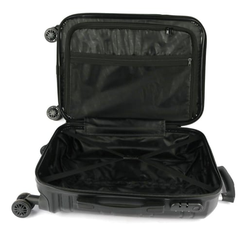 شنط سفر فايبر لون أسود مقاس 20