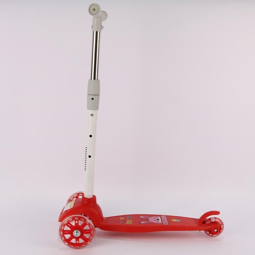 سكوتر أطفال دووزي 3كفرات لون احمر