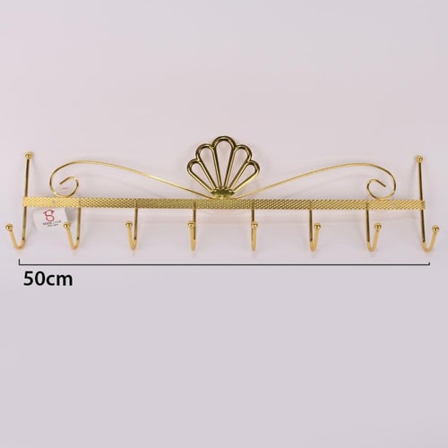 علاق ملابس باب حديد ذهبي 8 شنكل