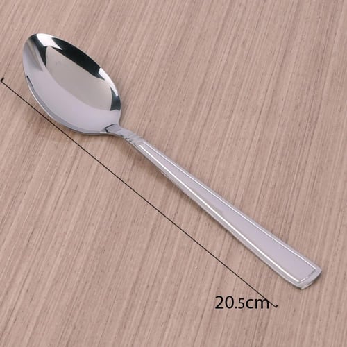 ملاعق طعام استيل فضي 6ح