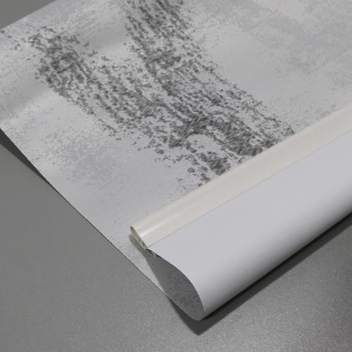 ستائر قماش رمادي مشجر 120*200 سم