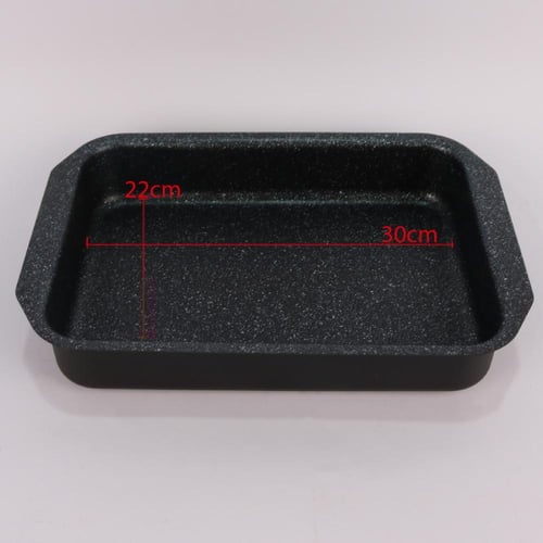 صواني فرن استيل طبقة جرانيت مستطيل مقاس 30 سم