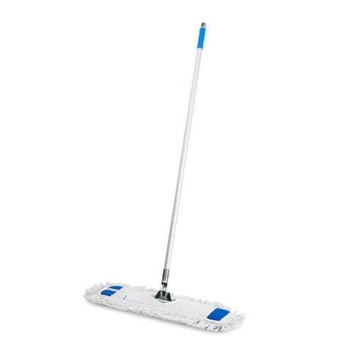 ممسحة غبار قطنية فائقة الامتصاص مع مقبض طويل لتنظي...