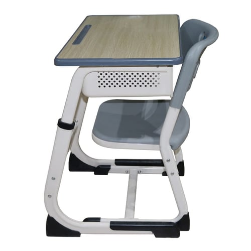 طقم طاولة و كرسي أطفال لون رمادي