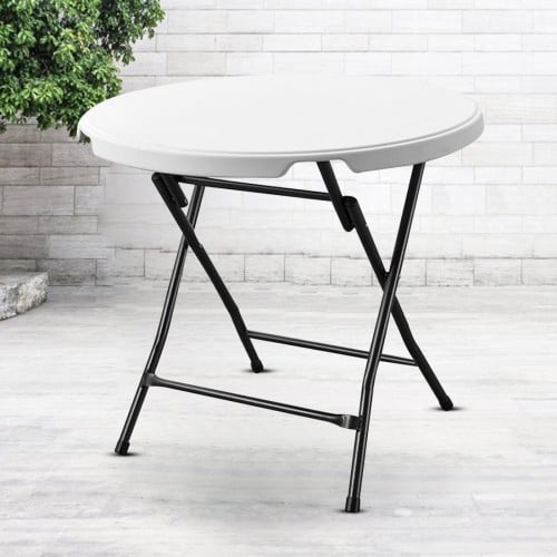 طاولة مستديرة طاولة توليب سول ستار أبيض SL100325