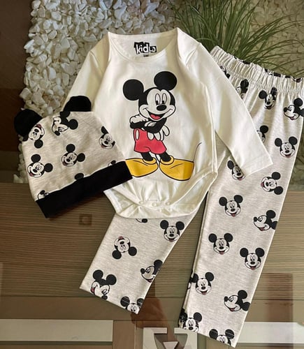 بيجامه بيبي ٣ قطع