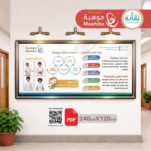 تصميم لوحة « موهبة » للطفولة المبكرة والابتدائية