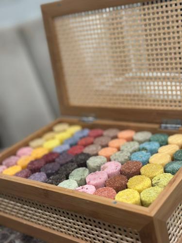 بوكس الخيزرانة شاي نكهات