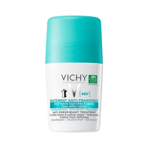 فيتشي رول للعرق بدون اثار بقع ضد التعرق 50 مل