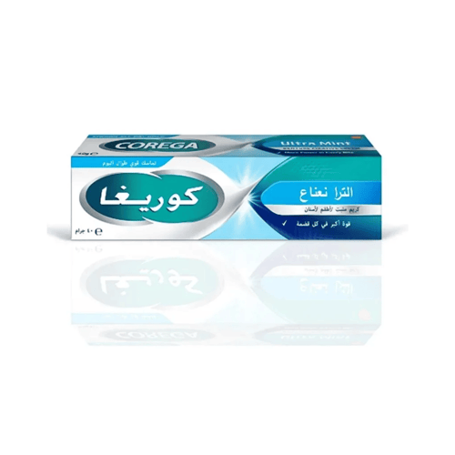 كوريغا كريم تثبيت أطقم الأسنان ألترا نعناع – 40 جم
