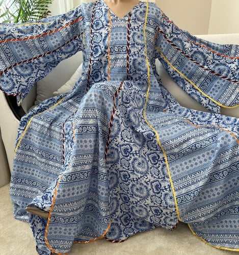 جلابيه دبل كلوش قطن