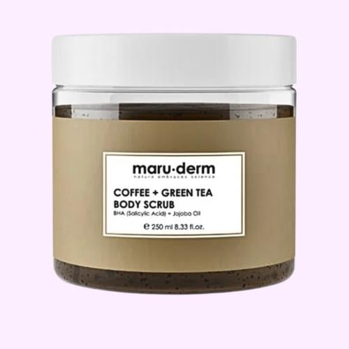 مقشر للجسم بالقهوة والشاي الأخضر 250 مل
