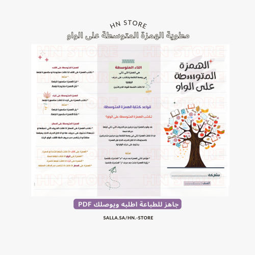 مطوية الهمزة المتوسطة على الواو PDF
