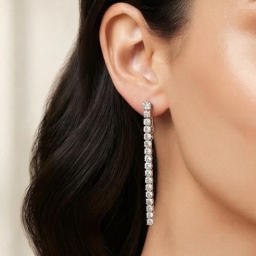 حلق فضة عيار 925