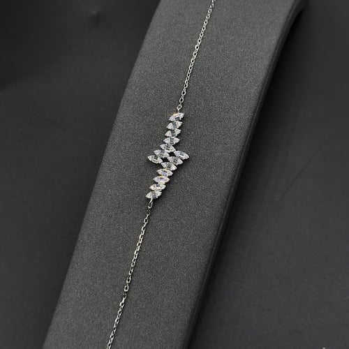 طقم فضة عيار 925 مكون من 4 قطع