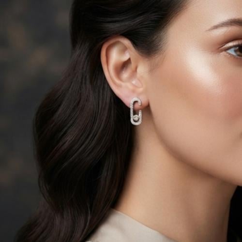 حلق فضة عيار 925