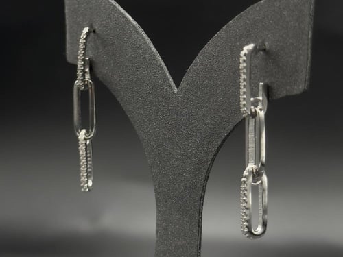 حلق فضة عيار 925