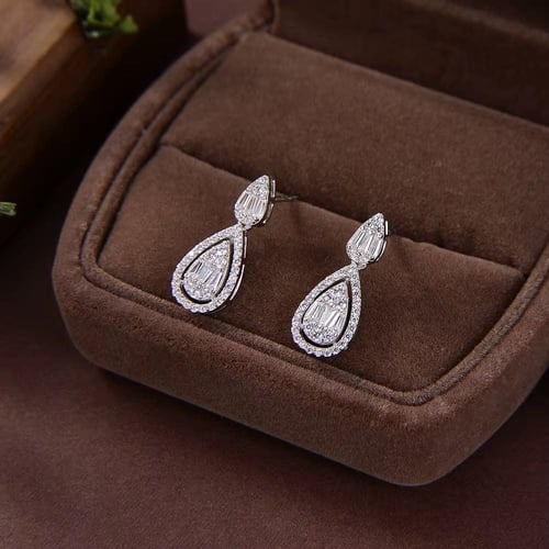 حلق فضة عيار 925