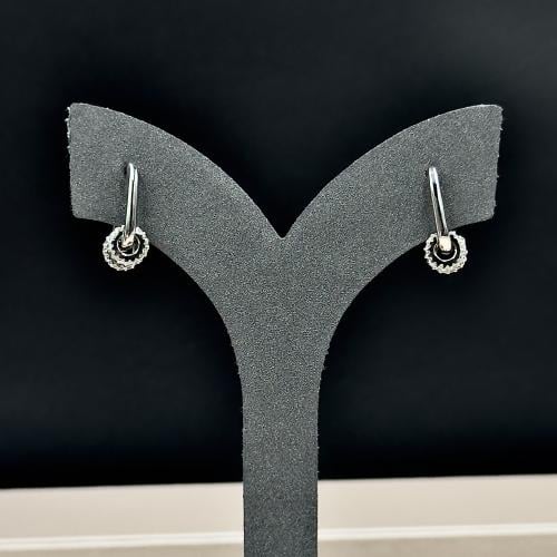 حلق فضة عيار 925