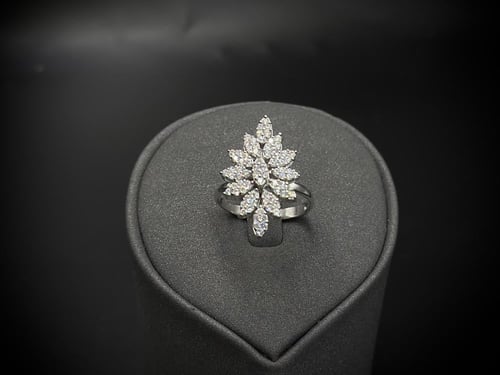 طقم فضة عيار 925 مكون من 4 قطع