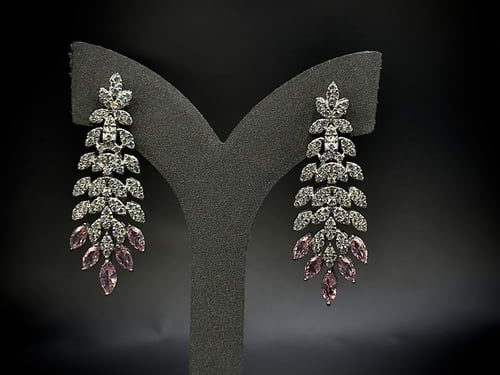 طقم فضة عيار 925 مكون من 4 قطع