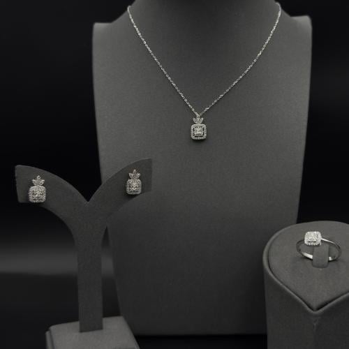 نص طقم فضة عيار 925