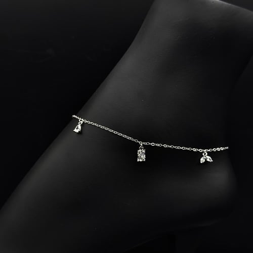 خلخال فضة عيار 925