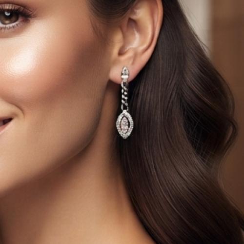 حلق فضة عيار 925