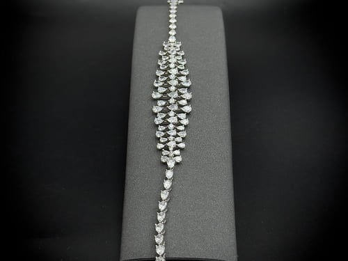 طقم فضة عيار 925 مكون من 4 قطع