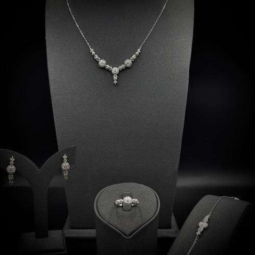 طقم فضة عيار 925