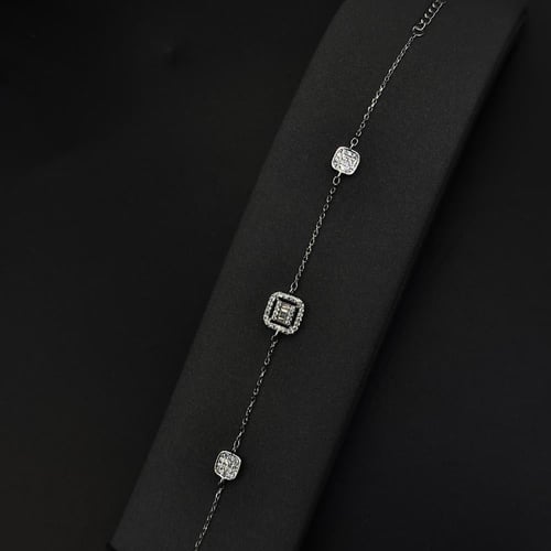 نص طقم فضة عيار 925 مكون من 4 قطع