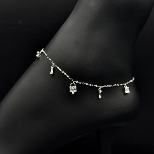 خلخال فضة عيار 925