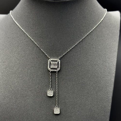 نص طقم فضة عيار 925 مكون من 4 قطع