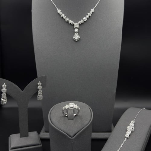 طقم فضة عيار 925