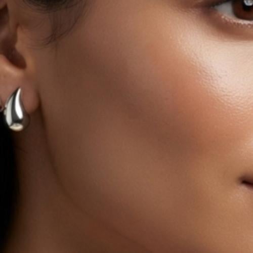 حلق فضة عيار 925