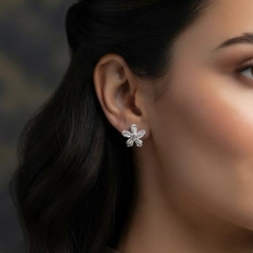 حلق فضة عيار 925