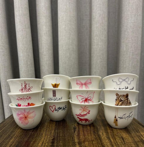 فناجين عيد الأضحى (درزن) 12 حبة