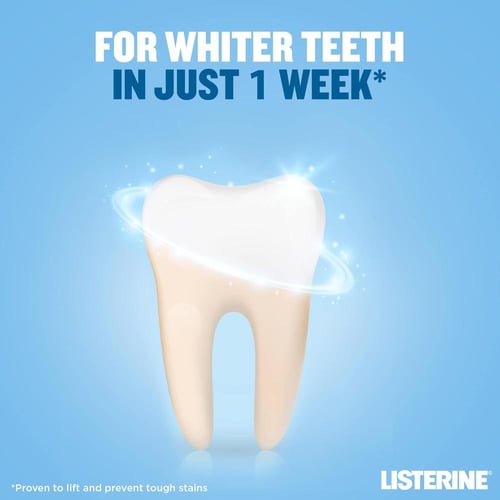 غسول فم أدفانسد وايت من ليسترين – 250 مل