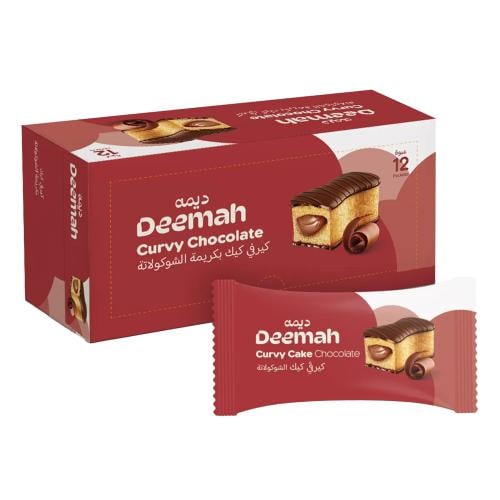 كيرفي كيك الشوكولاتة من ديمه – 1 كرتون × 12 حبة