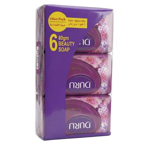 صابون الجمال زهور حريرية من دورو – 6 حبات × 80 جرا...