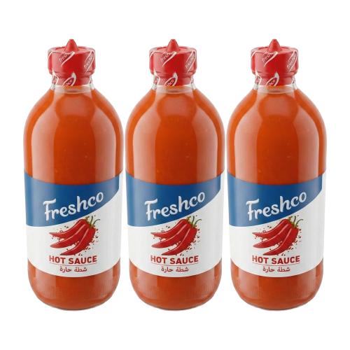 شطة حارة من فرشكو - 3حبات ×474 مل