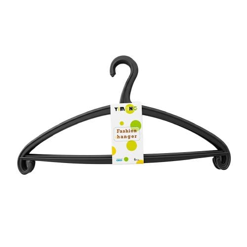 طقم علاقات ملابس بلاستيك – 1 طقم × 6 حبات