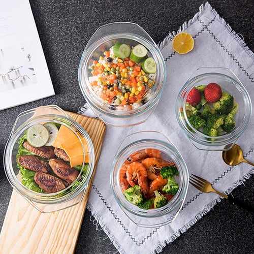 زبدية زجاج بغطاء - AL-10847-1