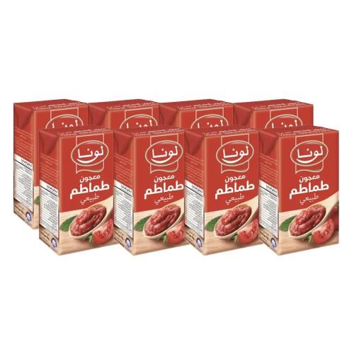 معجون الطماطم من لونا – 8 × 135 جرام