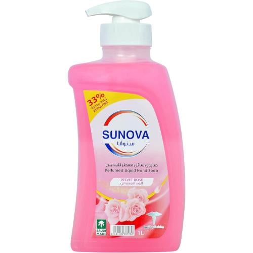 سنوفا سائل صابون يد ورد | 1 لتر |
