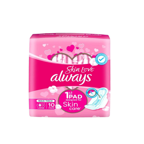 فوط صحية قطنية ناعمة من أولويز | كبيرة | عدد 10 فو...