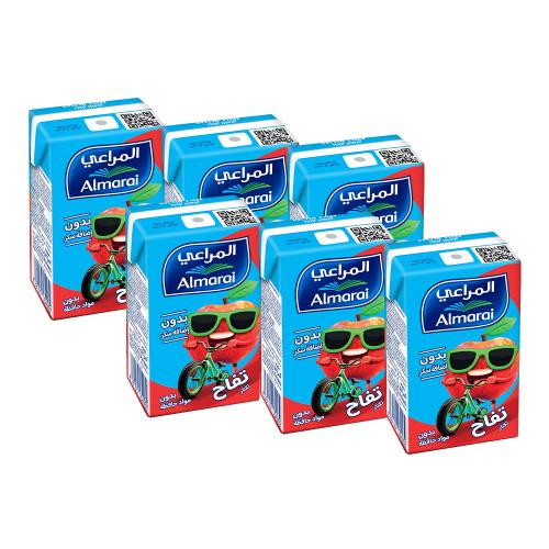 المراعي نكتار تفاح - 6 حبات × 140 مل