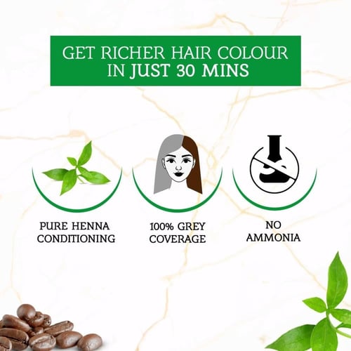 حناء ملونة للشعر 4.5 بني غامق من فاتيكا – 6 أكياس...